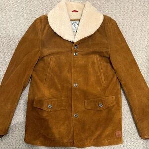 Iron & Resin Limited Edition Run Buffalo Suede Lincoln Jacket, Men’s Size Medium